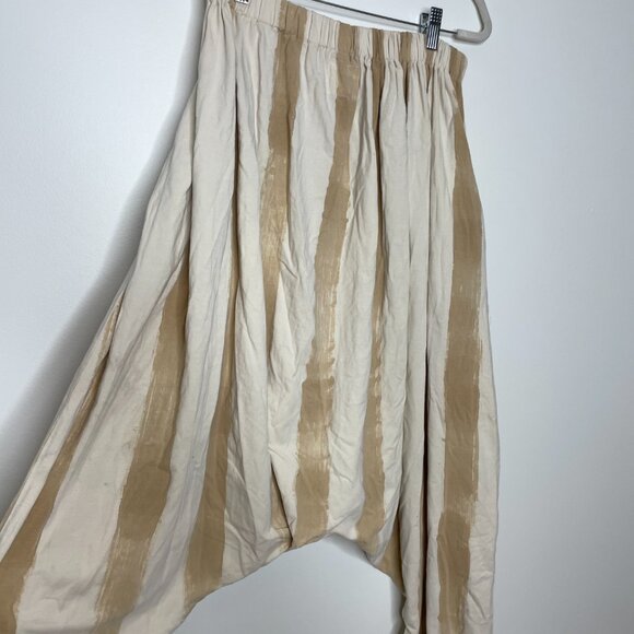 STATE Stripe Harem Drop Crotch Pants L - Picture 8 of 9